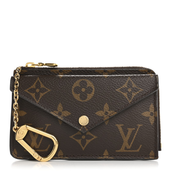 Louis Vuitton Monogram Recto Verso Card Holder Black