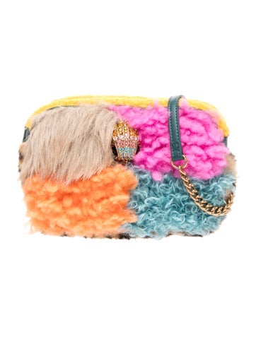 Kurt Geiger Faux Fur Crossbody Bag