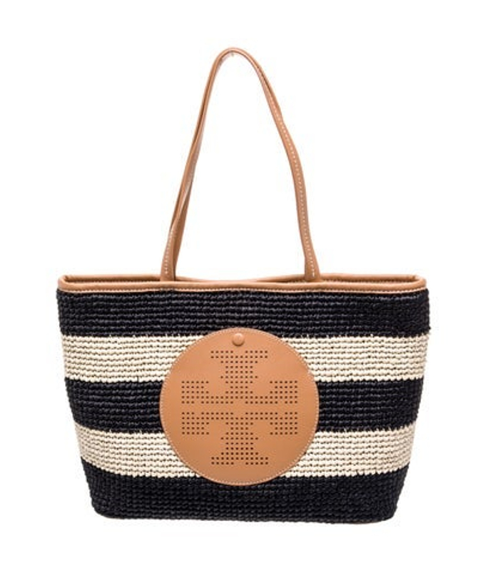 Tory Burch Burch Raffia Tote