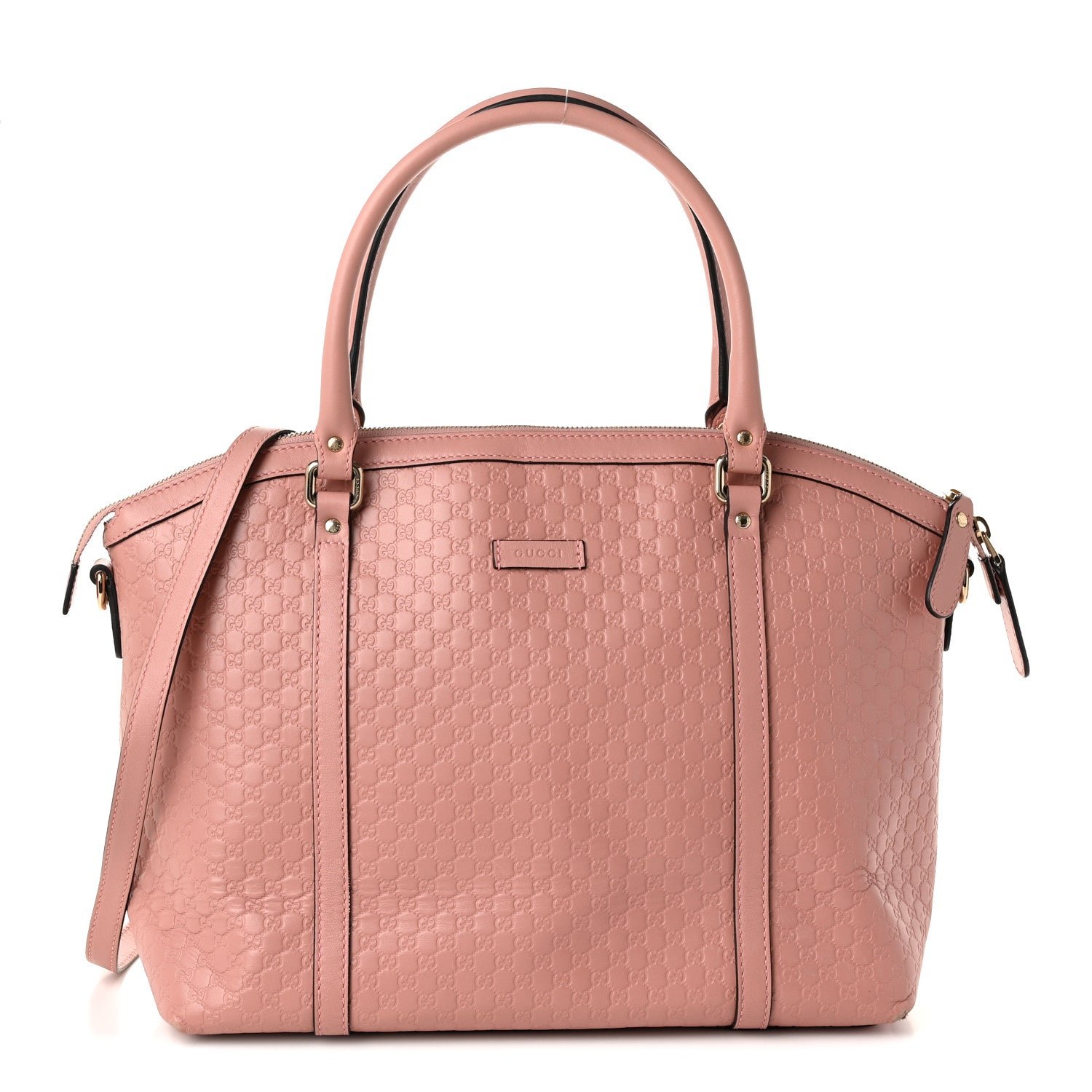 Gucci Soft Microguccissima Large Dome Satchel Soft Pink