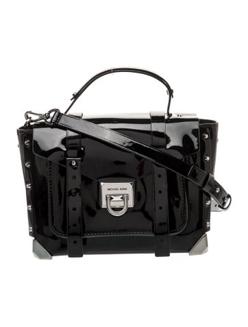 Michael Kors Patent Leather Top Handle Bag