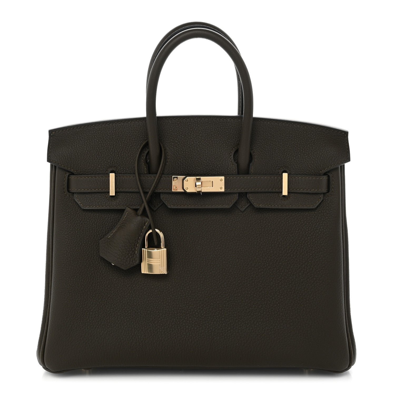 Hermes Hermes Togo Birkin 25 Vert Loden
