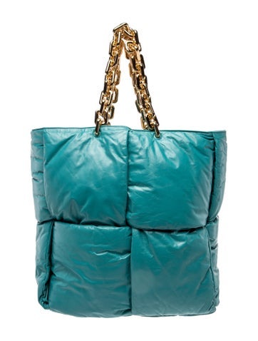 Leather Puffy Chain Maxi
