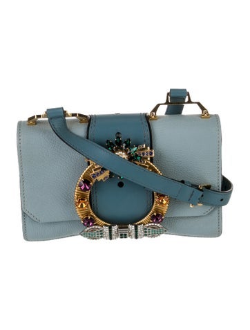 Miu Miu Goat Leather Shoulder Bag