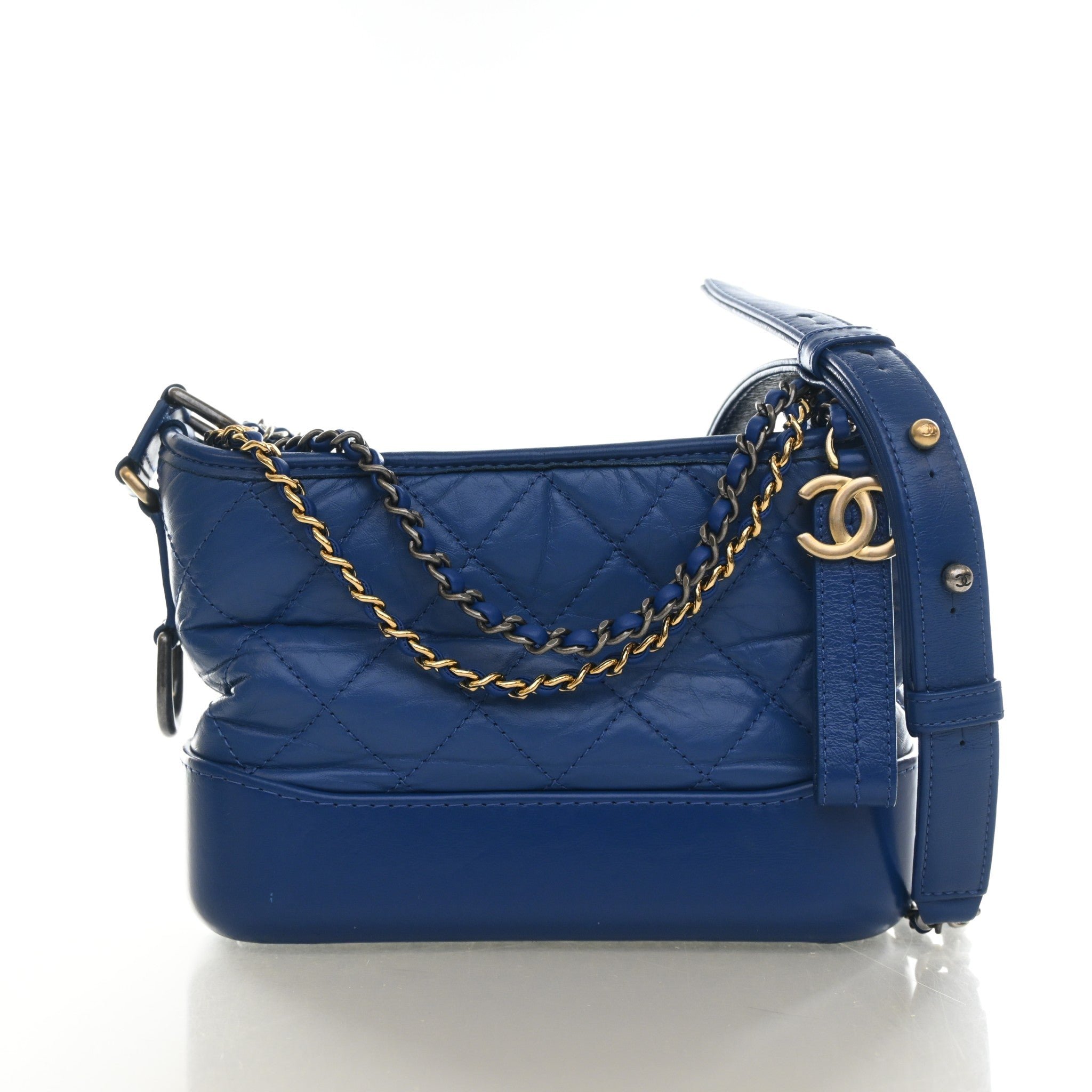 Chanel Vintage Small Aged Calfskin Gabrielle Hobo