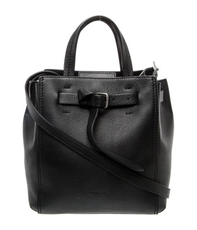 Trussardi Leather Top Handle Bag