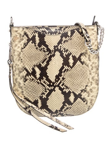 Embossed Leather Crossbody Bag