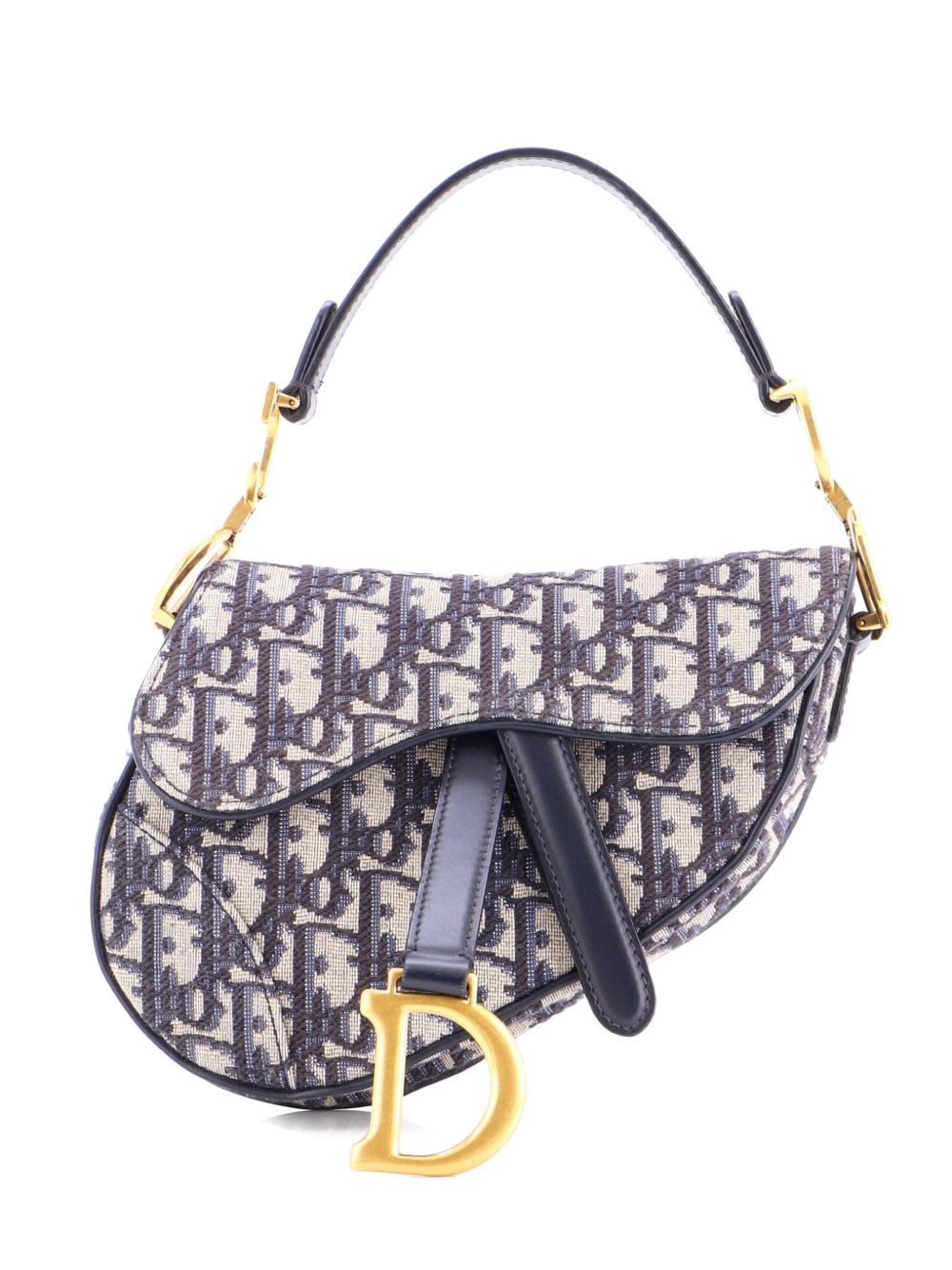 Saddle Handbag Oblique Canvas Mini shoulder bag
