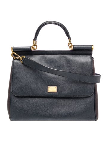 Dolce & Gabbana Leather Top Handle Bag