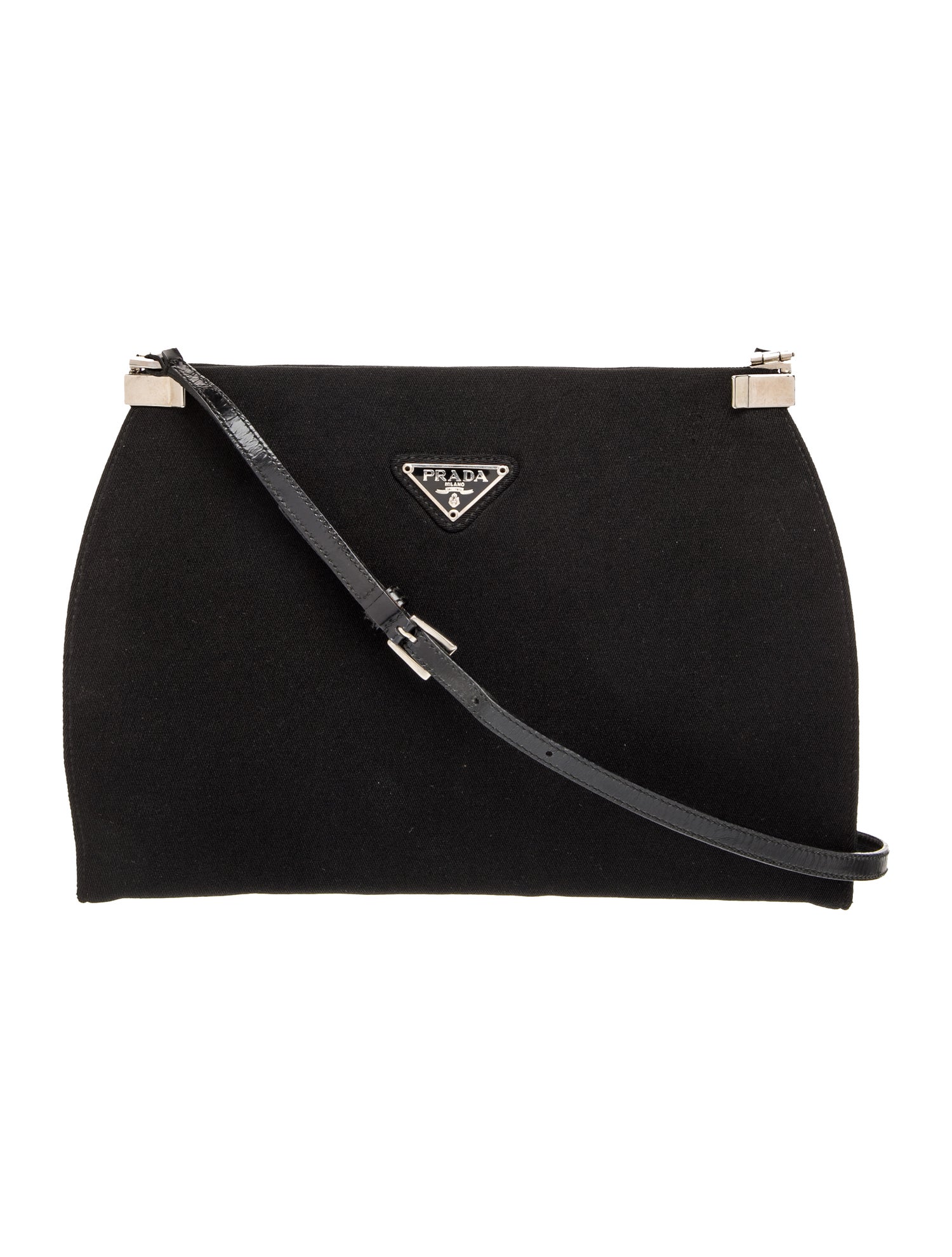 Enameled Metal Triangle Shoulder Bag Vintage