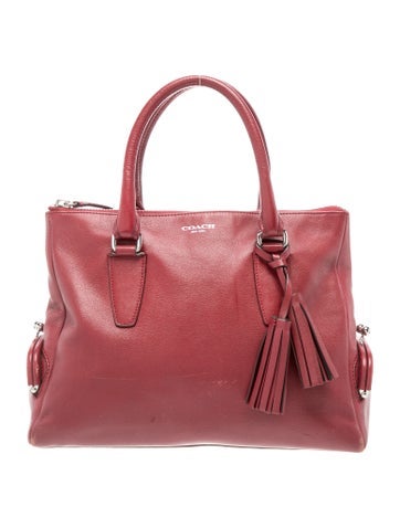 Leather Top Handle Bag