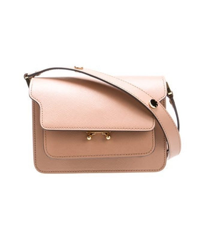 Marni Saffiano Leather Shoulder Bag