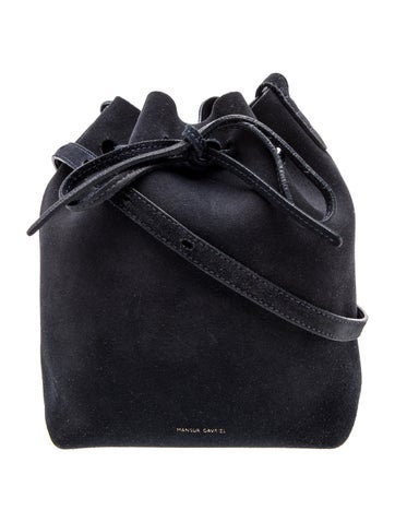 Suede Bucket Bag