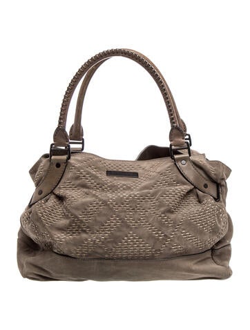 Burberry Suede Tote