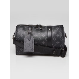 Louis Vuitton Louis Vuitton Monogram Eclipse Reverse Canvas City Keepall Bag