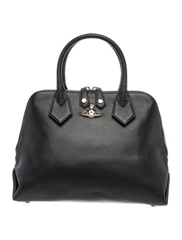 Leather Top Handle Bag