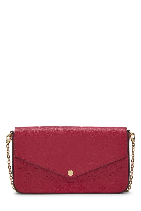 Red Monogram Empreinte Pochette Felicie