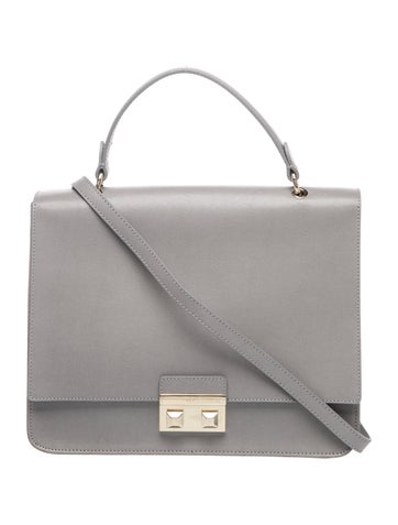 Furla Leather Top Handle Bag