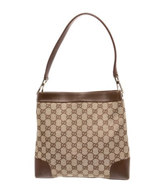 Gucci Gg Canvas Shoulder Bag Vintage