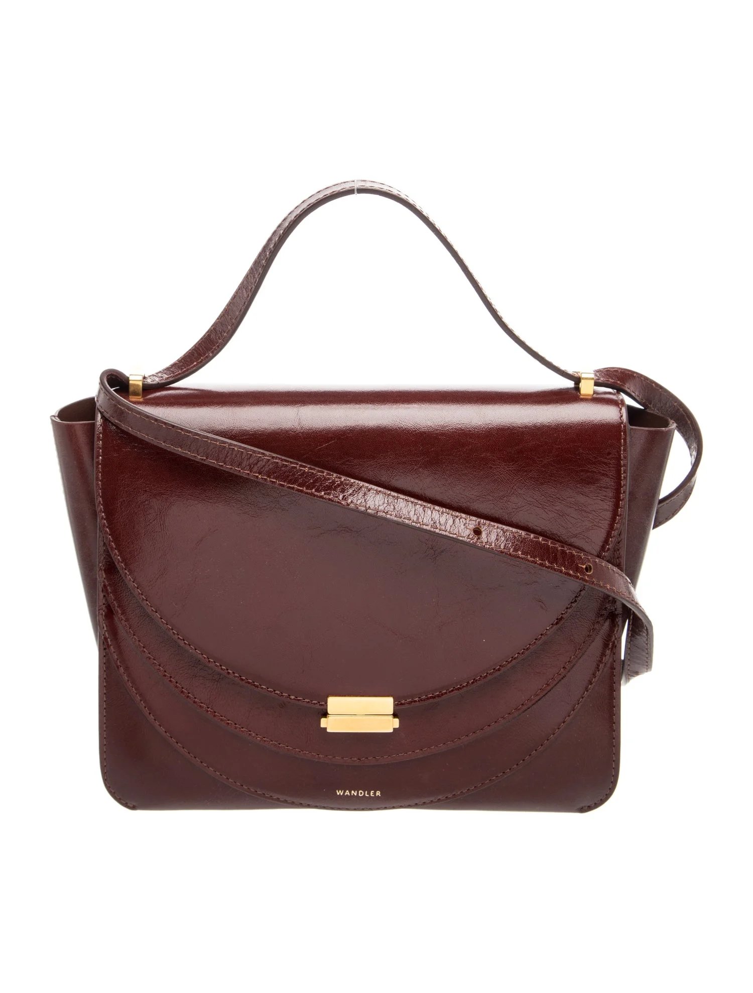 Wandler Leather Top Handle Bag