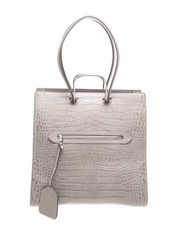 Tall Story Embossed Leather Shoulder Bag