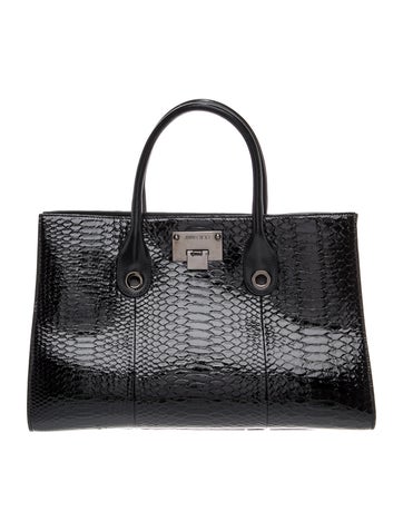 Jimmy Choo Leather Top Handle Bag