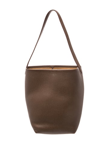 The Row Leather N/S Park Tote Small