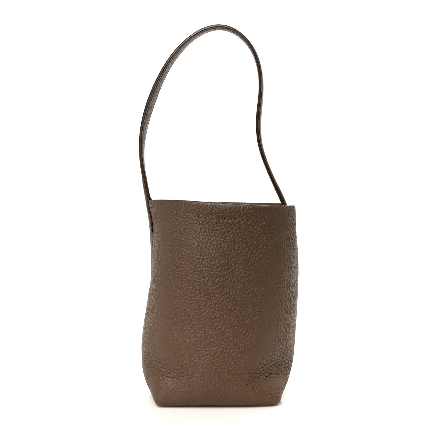 The Row Grained Calfskin Small N/S Park Tote Elephant
