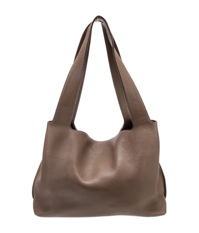 The Row Row Leather Hobo