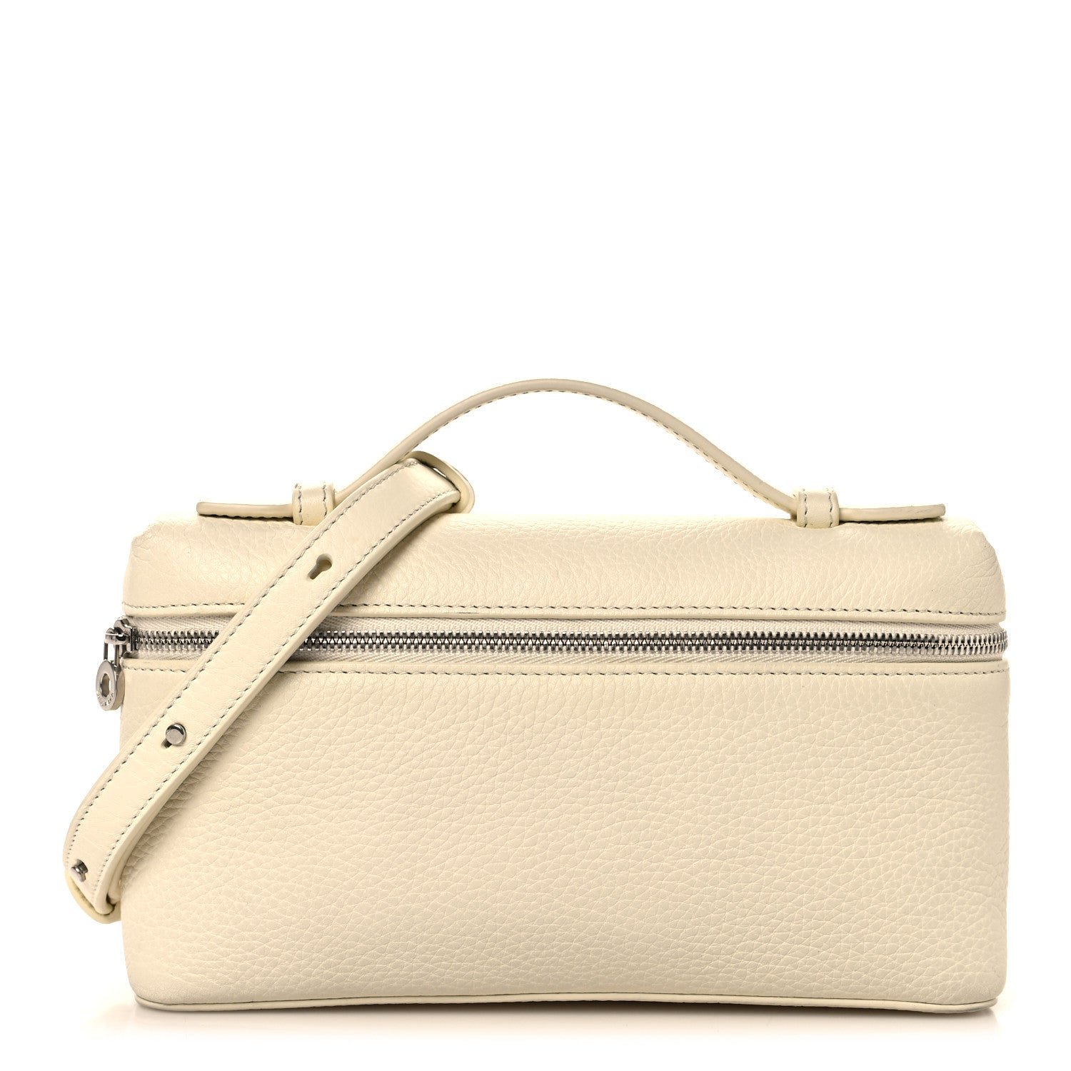 Loro Piana Loro Piana Tender Calfskin L19 Extra Pocket Pouch Whisper White