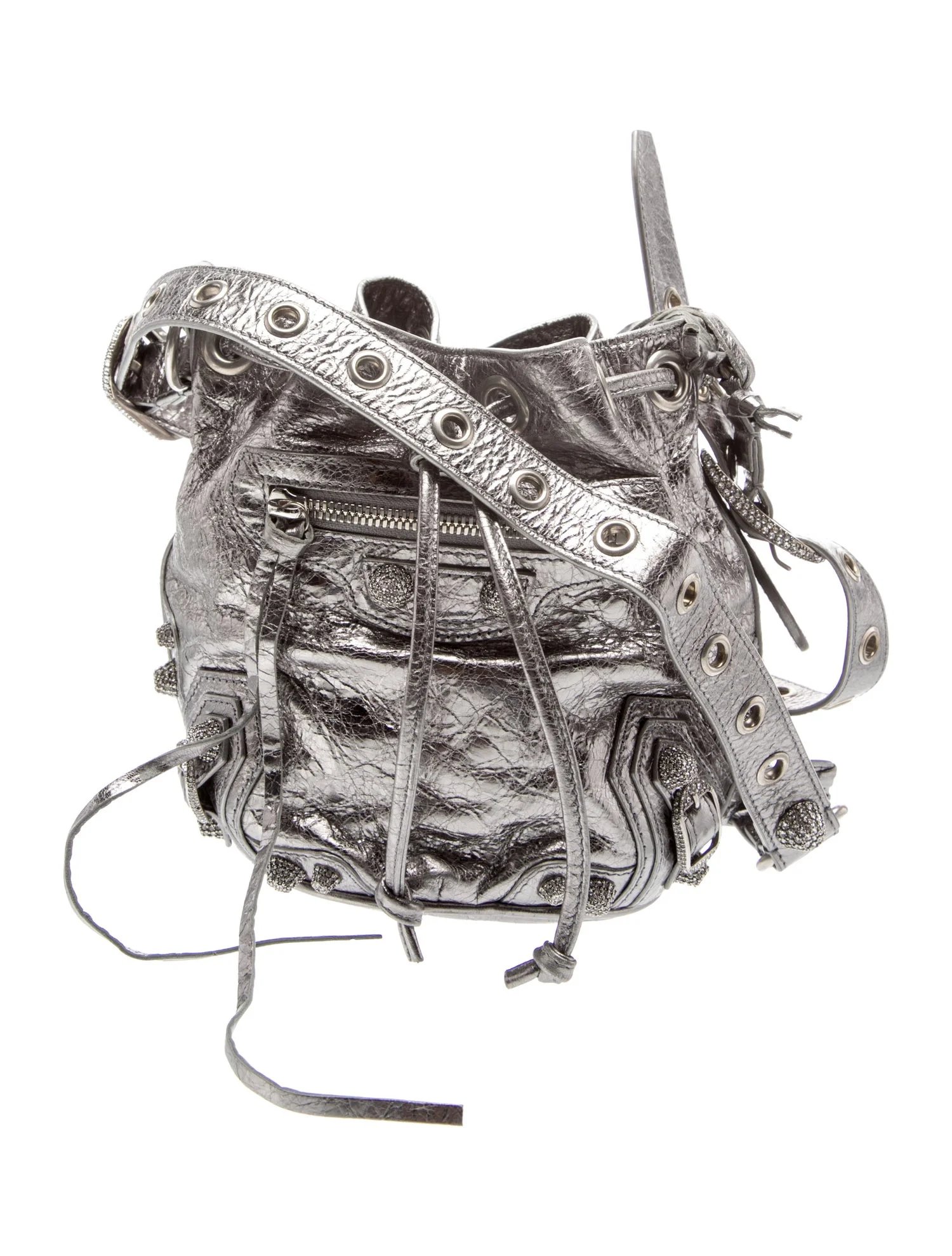 Leather Le Cagole XS Bucket Bag