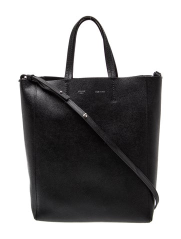 Leather Vertical Cabas