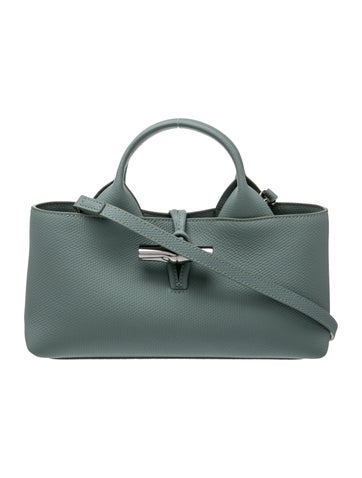 Longchamp Leather Top Handle Bag