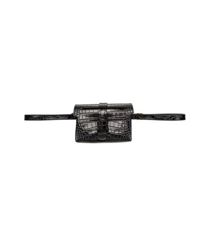 Senreve Embossed Leather Belt Bag