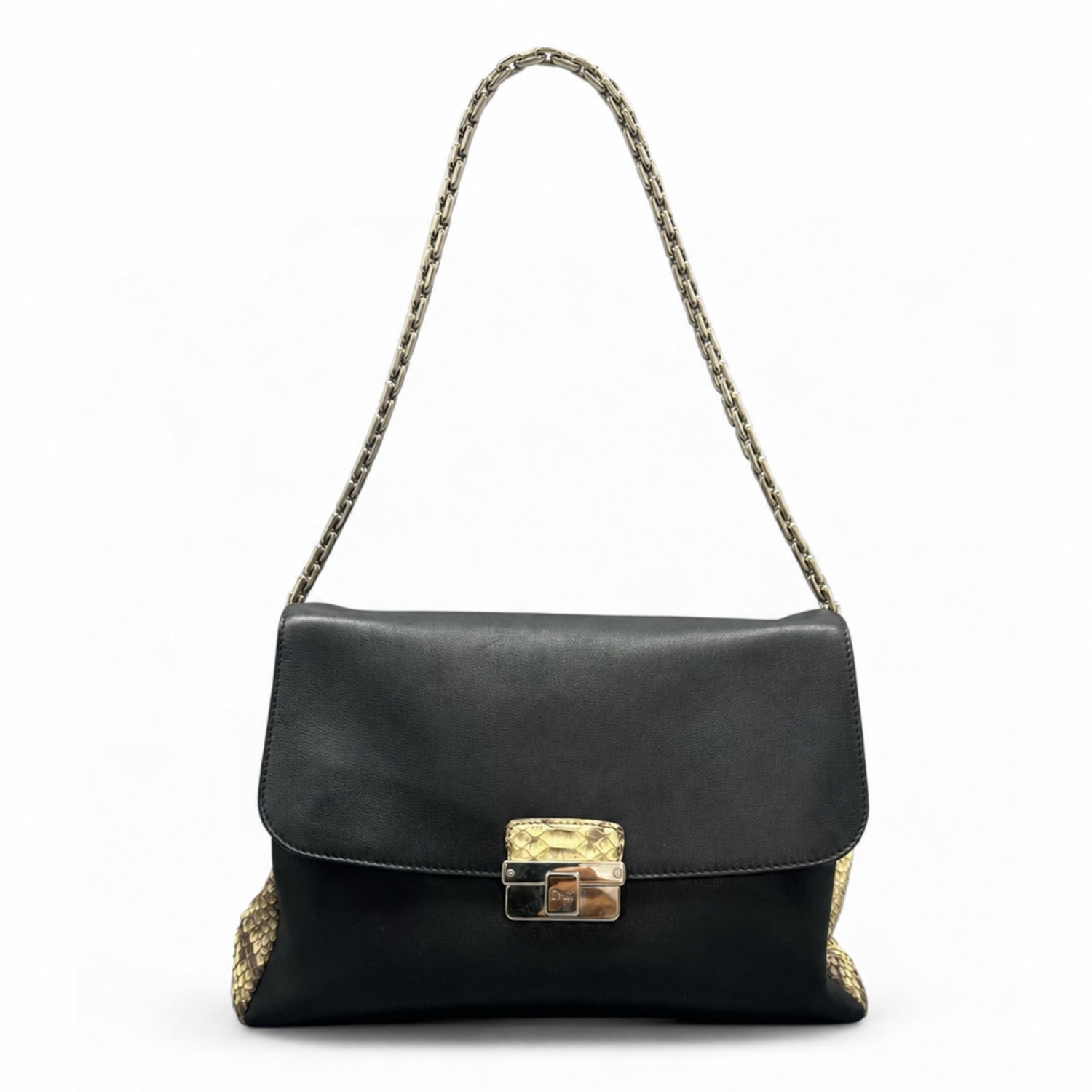 Dior Snakeskin Shoulder Bag Medium