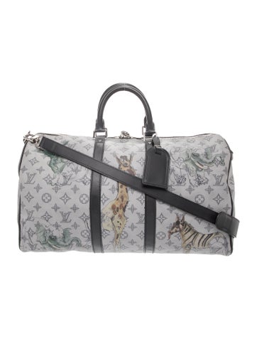 Coated Canvas Keepall Bandouliere