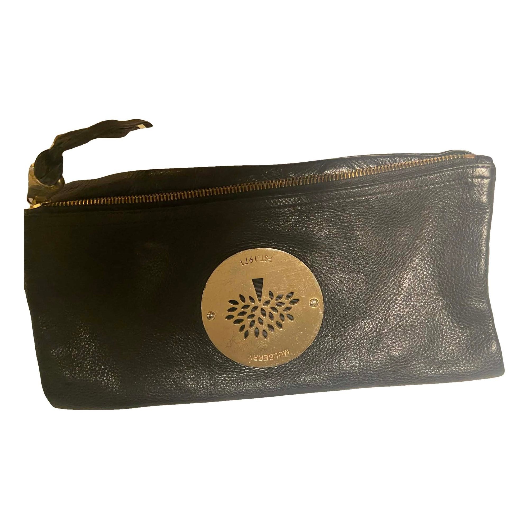 Daria leather clutch bag