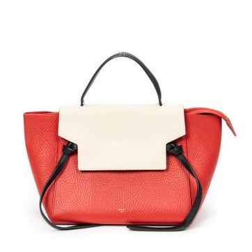 Leather Mini Tricolor Belt Bag