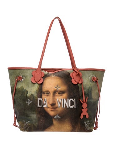 LV Monogram Masters Collection Da Vinci Neverfull MM