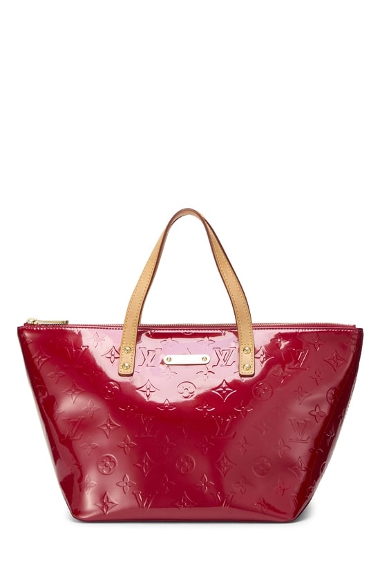 Cerise Monogram Vernis Bellevue PM