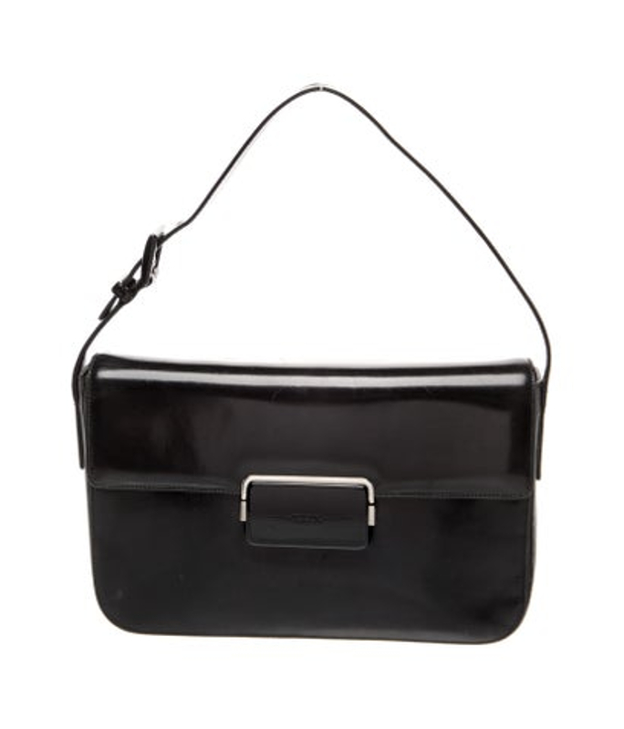 Prada Leather Leather Shoulder Bag Small