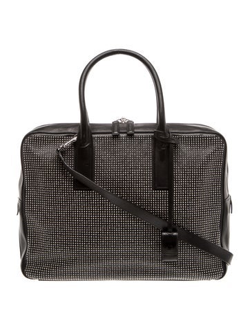 Leather Top Handle Bag