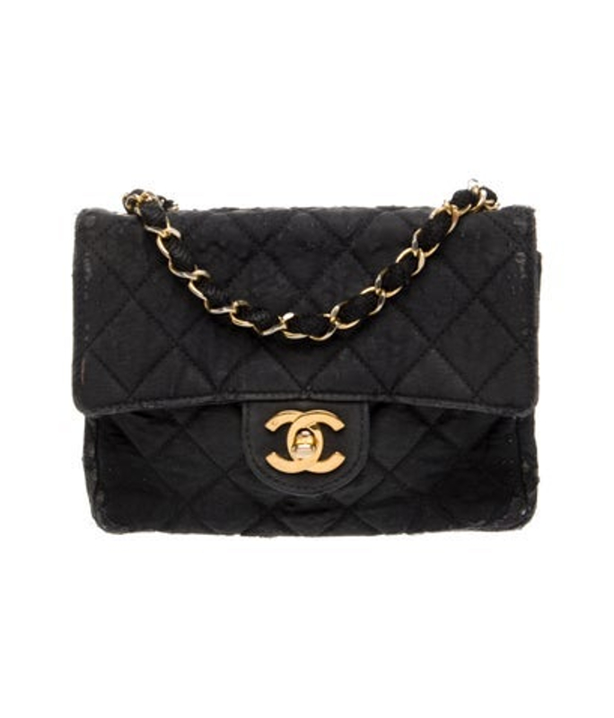 Chanel Canvas Mini Square Flap Bag
