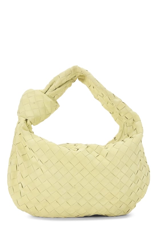 Bottega Veneta Yellow Suede Intrecciato Teen Jodie