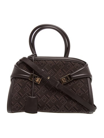 Ferragamo Leather Top Handle Bag