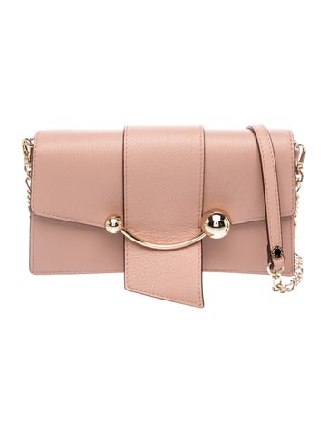 Strathberry Leather Mini Crescent
