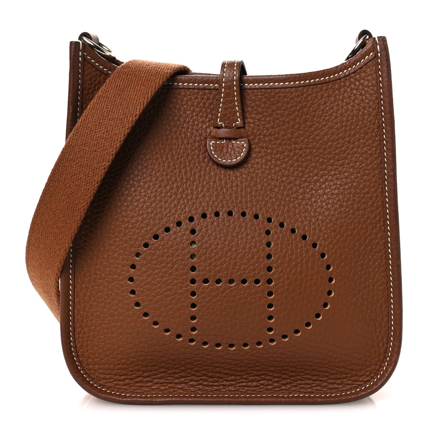 Hermes Taurillon Clemence Evelyne TPM Gold