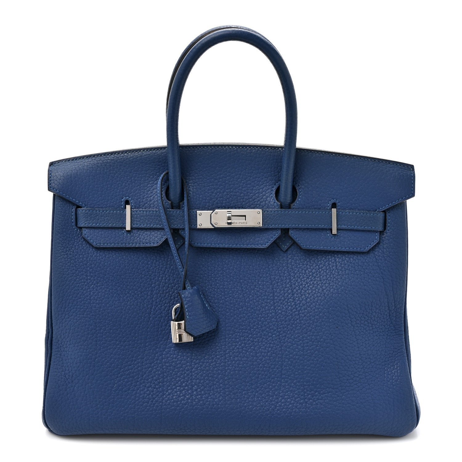 Hermes Togo Birkin 35 Bleu Thalassa