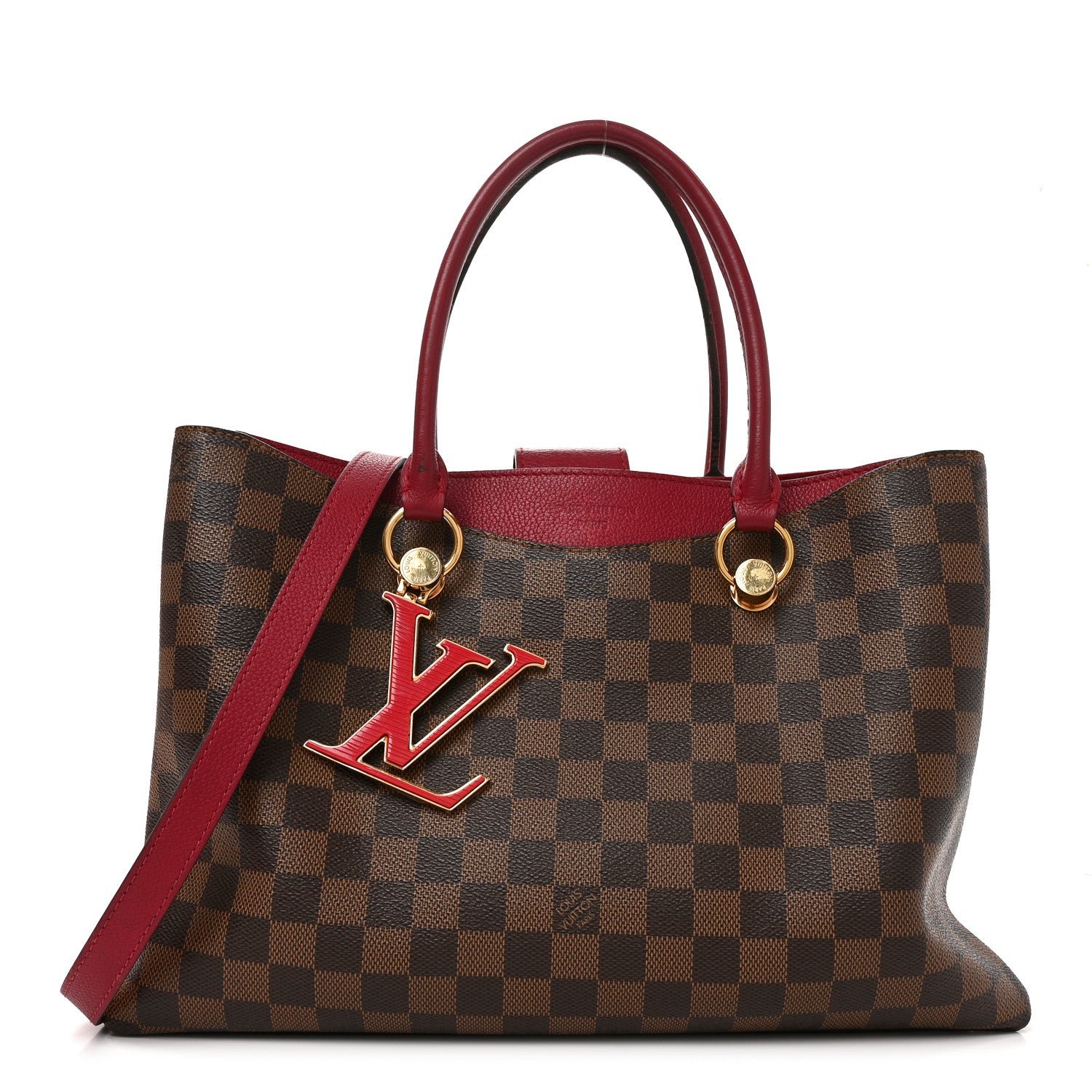 Louis Vuitton Damier Ebene LV Riverside Lie De Vin