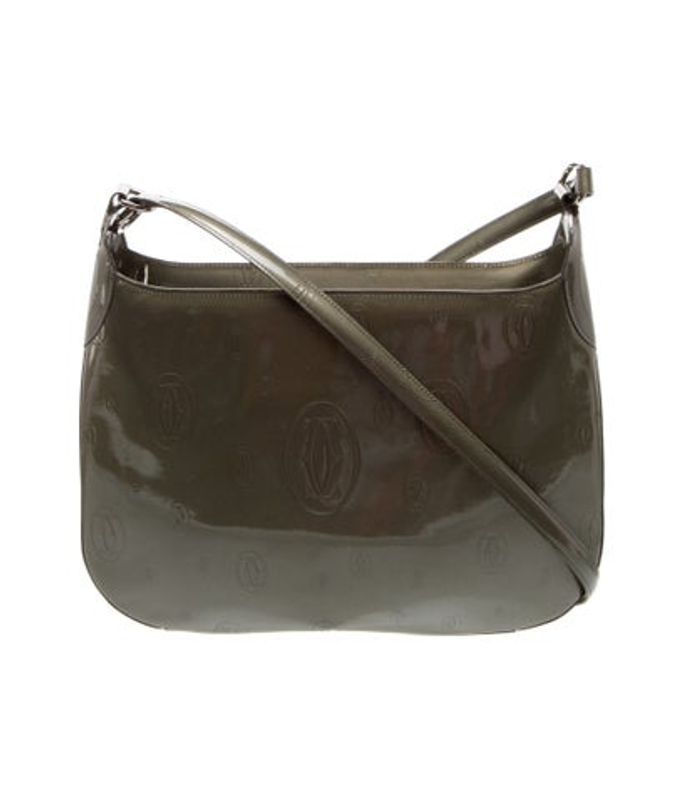 Cartier Patent Leather Shoulder Bag